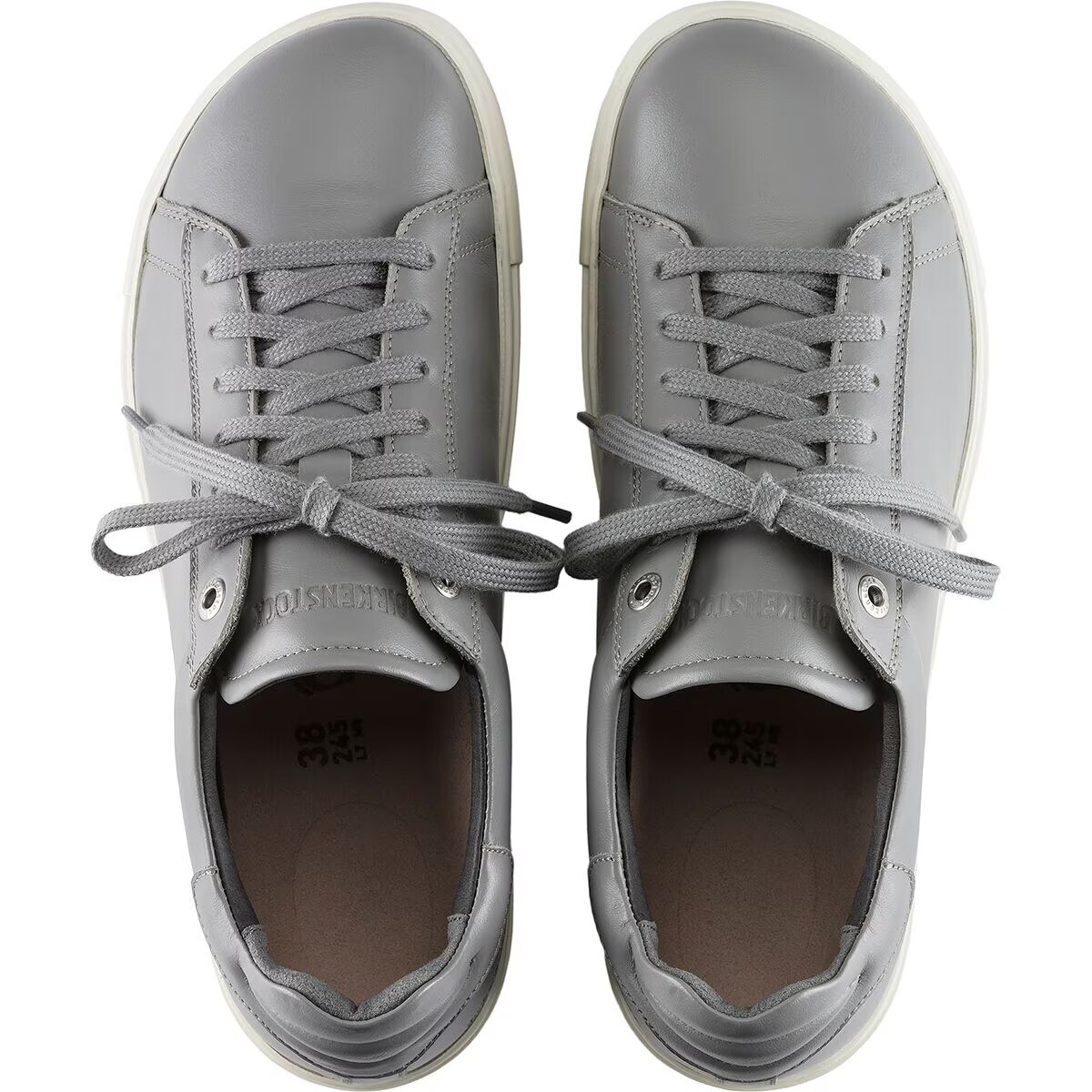 Birkenstock Bend Low Leather Gray EU 40 US L9 M7 Womens Mens Birkenstock Bend Low gray leather main image 4