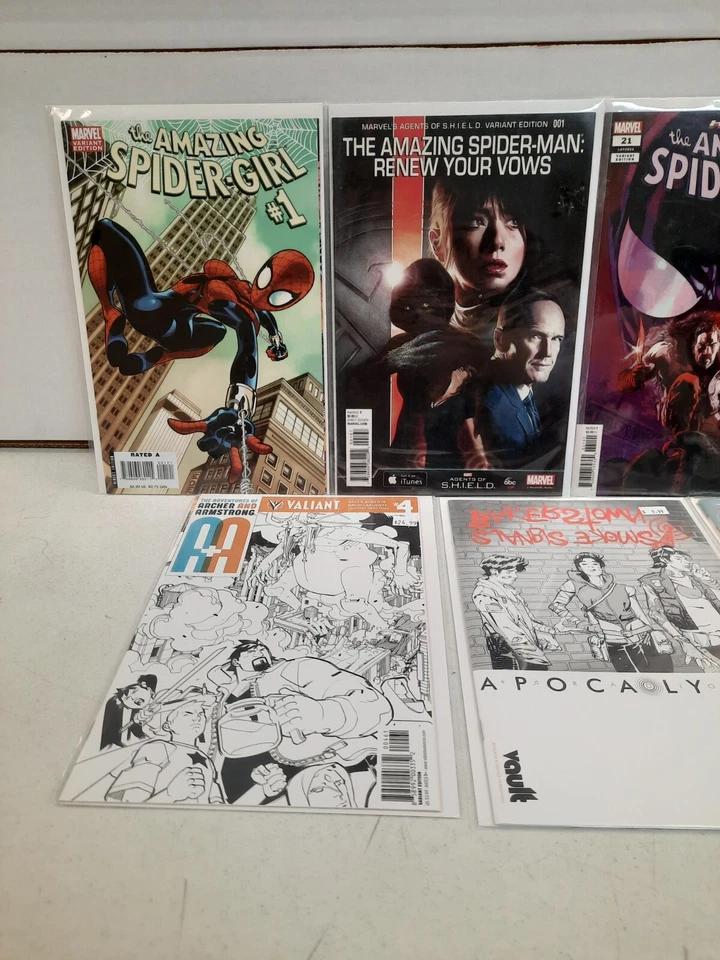 Lote Mixto de Cómics de Incentivos Lote #1 Spider-Man Valiant Marvel Boom GRAN VALOR Foto 2 de 4