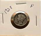1928-P   Mercury Dime 90% Silver- Circulated -$0.99 Shipping - Low Starting Bid!
