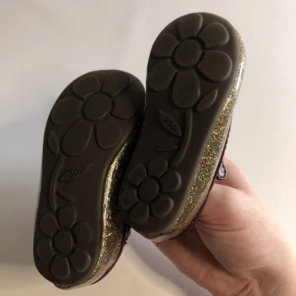 Pisos Mary Jane Gap Gold Glitter talla 5  Foto 3 de 4