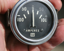 Stewart Warner Vintage 2 116 100-100 Amp Gauge - 123120