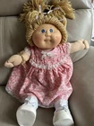 Vintage Cabbage Patch Doll 1978/82 Blonde Blue Eyes Dimple Outfit
