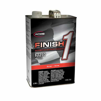  Finish 1 Automotive Refinish Products FT210-4 Solvent Based Reducer, 1 qt Can, 