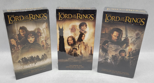 Herr der Ringe VHS Trilogie - SEALED - Fellowship, Two Towers, Return of King
