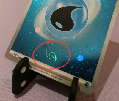 Pokemon Energie 151 Holo   Energie   HD Tail Swirl Galaxy Cosmo Foil - Rare Swirl