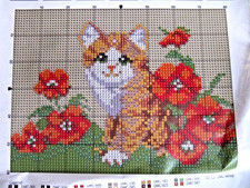 MIAOLLUN Latch Hook Kit Rug, Cat with Pre-Printed Pattern for Adults and Kids