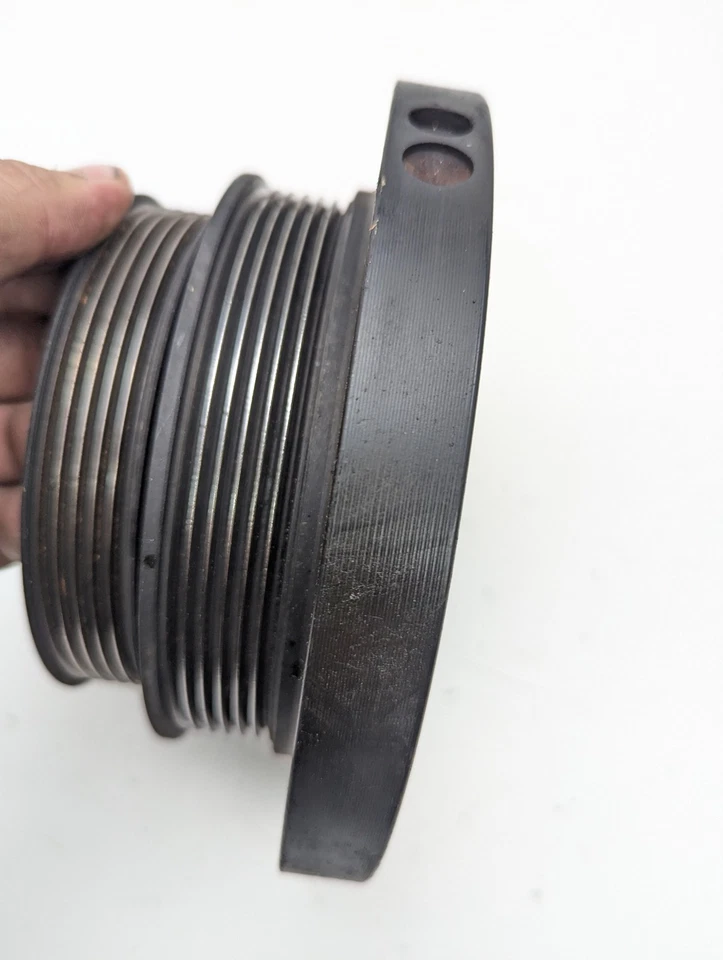 1999 2000 2001 2002 BMW E46 M54 2.5L Vibration Damper Crank Pulley - Image 3 of 4