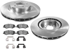 Front Disc Brake Rotors Disc Brake Pads for Land Rover Discovery 2017