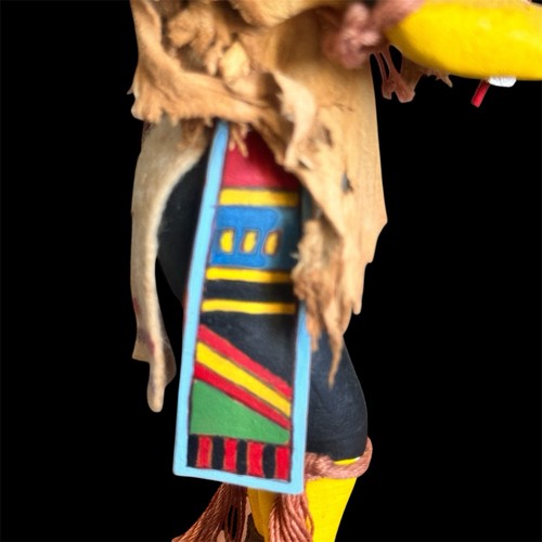 Vintage 1977 Hopi Great Horned Owl Black Walnut Kachina R. Wilhelm Signed 11.5”H - Picture 10 of 18