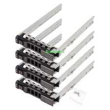 4X 2.5 SAS SATA HDD Caddy 8FKXC für Dell Pow...