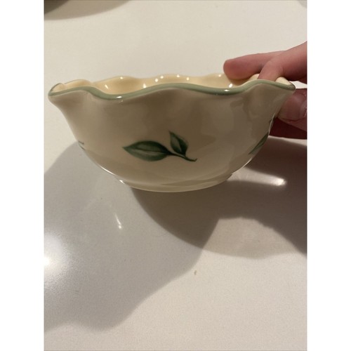 Set Of 4 Vintage Pfaltzgraff Garden Party Dessert Bowl Scalloped Bowl - Picture 5 of 9