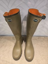 Le Chameau Chasseur Wellington Neoprene Lined Men's size 10