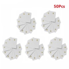 Wholesale 50Pcs ISO7816 Contact SLE 4442 Chip PVC Smart White IC Cards
