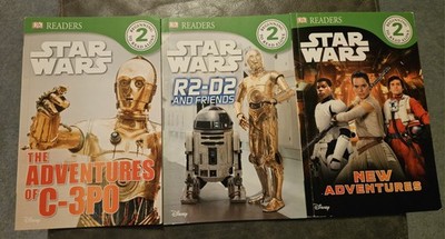 DK Readers Star Wars Beginning to Read Alone Level 2 by Disney x 3 books