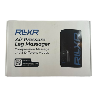 #ad RLXR Reathlete Air Pressure Leg Massager Compression Recovery Device 5 Modes NIB $68.99