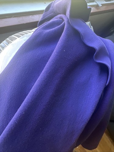 LL Bean Mens Large BLUE Cotton Polo Shirt - Picture 11 of 11