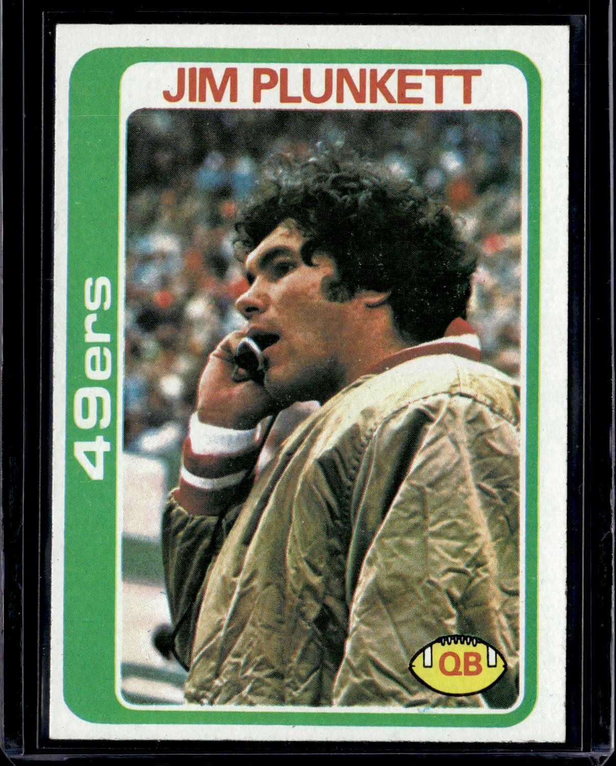 1978 Topps #131 Jim Plunkett VG Patriots QB