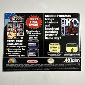 George Foreman's KO Boxing (Nintendo, NES) Complete CIB - Tested
