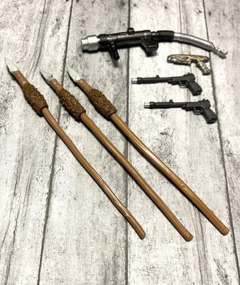 Ewok Spears, Leia Laser Pistols, and Maintenance Tool Star Wars the Black Series