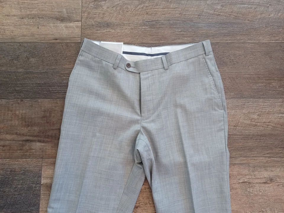 Suit Supply 灰色 Vitale Barberis Canonico 意大利平底裤 尺寸 32x30 — 第 2/4 张图片