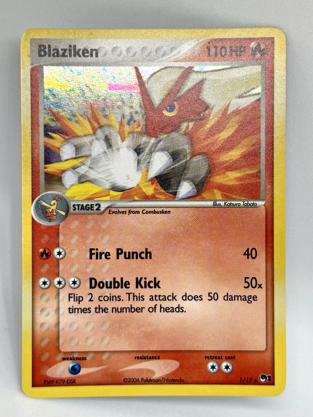 Pokemon BLAZIKEN 1/17 Holo Rare - POP Series 1 - (NM-/NM) 🔥 🔥