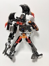 LEGO 2235 FIRE LORD Hero Factory Ordeal of Fire Warrior Black 2011 INCOMPLETE