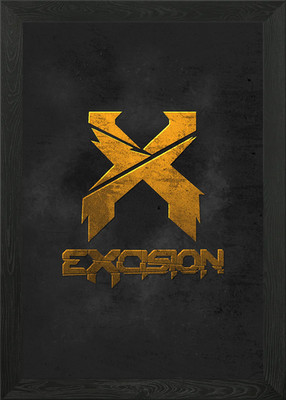 Excision Canadian DJ Logo Gerahmtes Wandbild Poster Leinwanddruck Bild