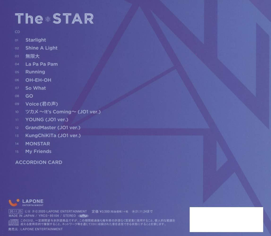 CD The STAR [Limited Edition Blue] Japan JO1 Music w/ Accordion