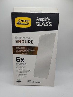 OtterBox Amplify Glass Screen for iPhone 13 Pro Max Promax Endure 5x