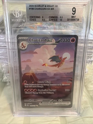 2023 Charizard EX SIR 199/165 Scarlet & Violet 151 BGS 9 MINT