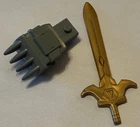 Vintage Transformers G1 Decepticon Divebomb Predaking Left Fist & Sword Parts