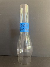 Clear Glass Lamp Chimney, Hurricane 12" X 3"