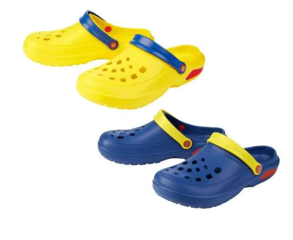 Zuecos Lidl Nuevos Unisex Azul o Amarillo Elige TALLA