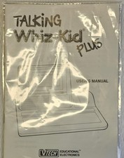 VTECH Talking Whiz Kid Plus Learning Computer Paperwork Manual Instruction Sheet