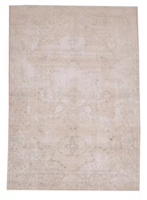 Vintage Oriental Hand-Knotted Carpet 7'0" x 10'0" Traditional Wool Area Rug