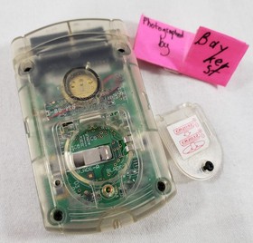 Official SEGA Dreamcast SEAMAN white clear VMU HKT-7000 with batteries Sea man