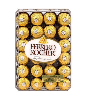 Ferrero Rocher Fine Hazelnut Chocolates 48 Pieces Gift Box