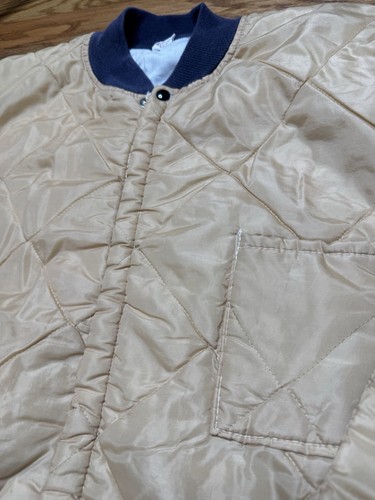 Vintage 60er Jahre BVD Knopfleiste Jacke Herren groß braun hellbraun 60s Vintage - Bild 5 von 5