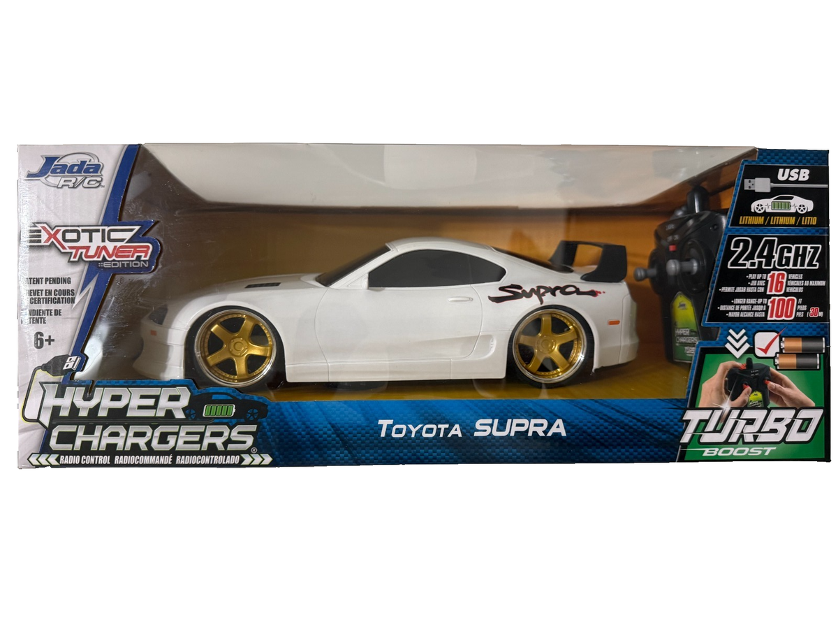 Jada Toys HYPER Chargers 1 16 Tuner R/c Toyota Supra Vehicle for