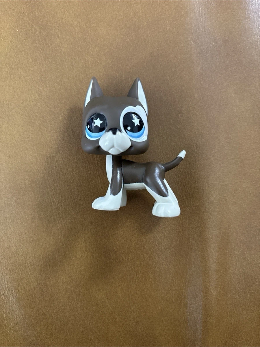 Authentic Littlest Pet Shop #817 Great Dane Dog / Original Hasbro LPS / Variant