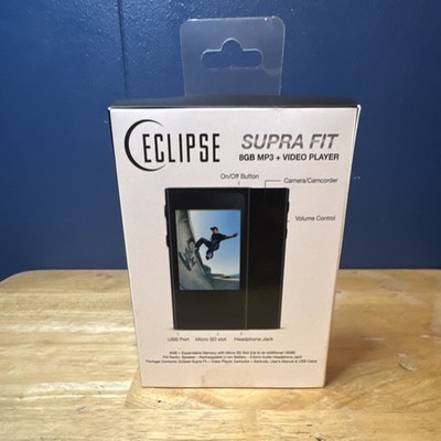 Eclipse Supra Fit 8GB MP3 Video Player Black Bluetooth FM Camera Pedometer
