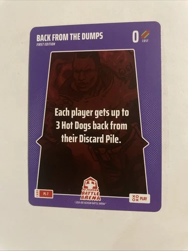 2024 Bo Jackson Battle Arena Back from the Dumps Play Card!