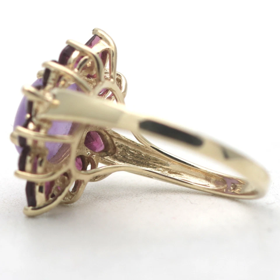 Jade Turmalin Ring 375 Gold 9 Kt Gelbgold Edelstein Wert 990,- - Bild 3 von 4