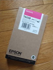 2015 Genuine Epson T603B Magenta Ink Stylus Pro 7800 9800 Factory Sealed
