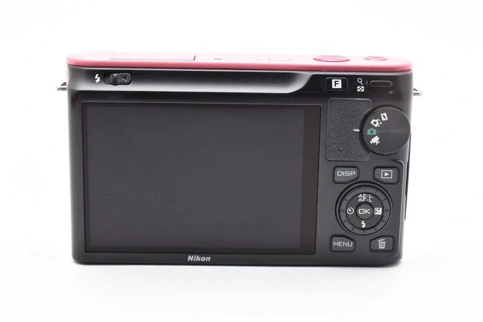 [1913 shots] Nikon 1 J1 Pink 10.1MP Mirrorless Camera 10-30mm 30-110mm [Exc++] - Image 4 of 4