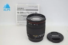 [Mint] SIGMA 18-200mm F3.5-6.3 DC Lens for PENTAX K Mount #251208q