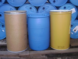 1-Blue-55-Gallon-plastic-non-food-barrel-drum-local-pickup-only-Zip-19007