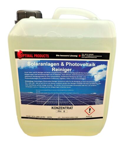 Solaranlagenreiniger Solarreiniger Photovoltaik - Reiniger 10 Liter - Picture 1 of 1