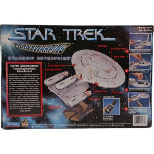Star Trek Transwarping Starship Enterprise NCC-1701-D Playmates 16077 ~ 1996 VTG - Picture 9 of 13