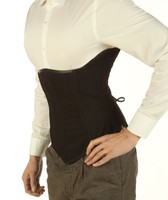Cotton Corset For Men Tight Lacing Back Posture Support Cotton Corset For Men Tight Lacing Back Posture Support